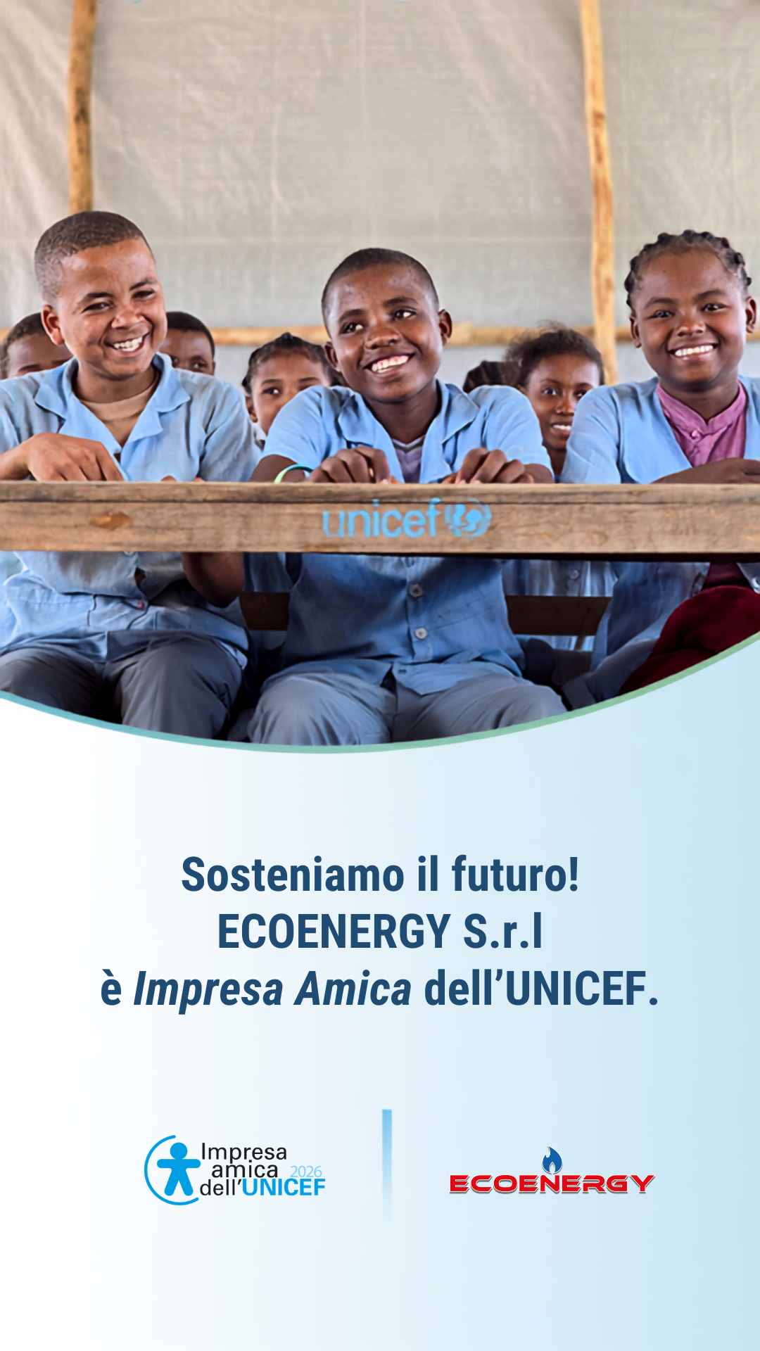 Bambini in una scuola sostenuta da UNICEF